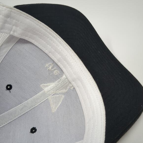 The YMCA Snapback Trucker Hat Black One Size Adjustable Mesh Back Richardson - Picture 8 of 10